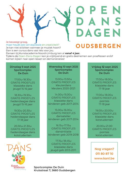 Open dans dagen Oudsbergen