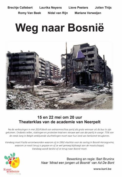 Weg naar Bosnië