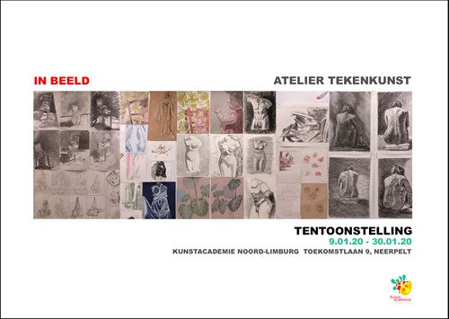De tentoonstellingsreeks 'IN BEELD' toont werken van cursisten Beeldende Kunsten in de Kunstacademie Noord-Limburg. Iedere maand wordt een ander atelier in de kijker gezet. In januari is het de beurt aan het atelier tekenkunst.