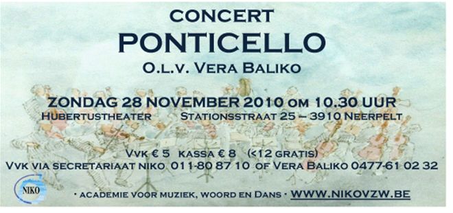 Concert strijkorkest  'PONTICELLO'