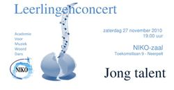 Verslag Concert  'Jong Talent'