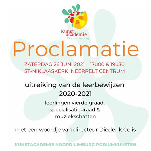 Proclamatieconcert 19u30