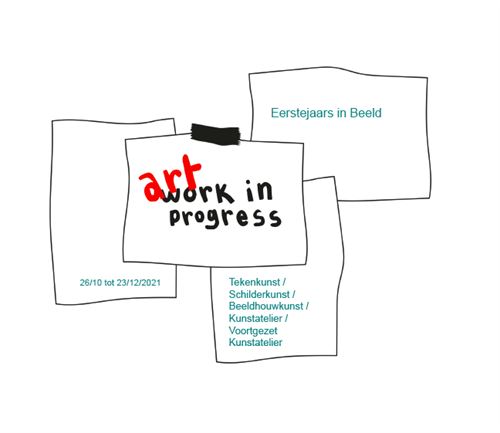 De eerstejaars tekenkunst, schilderkunst, beeldhouwkunst, kunstatelier en voortgezet kunstatelier tonen hun 'artwork in progress'. Verwacht u aan een zeldzame, fascinerende inkijk in het creatieve leerproces. Deze tentoonstelling is te bezichtigen op donderdag en vrijdag tussen 10u00 en 15u00 (niet in de herfstvakantie) of na afspraak: 011 80 87 10.