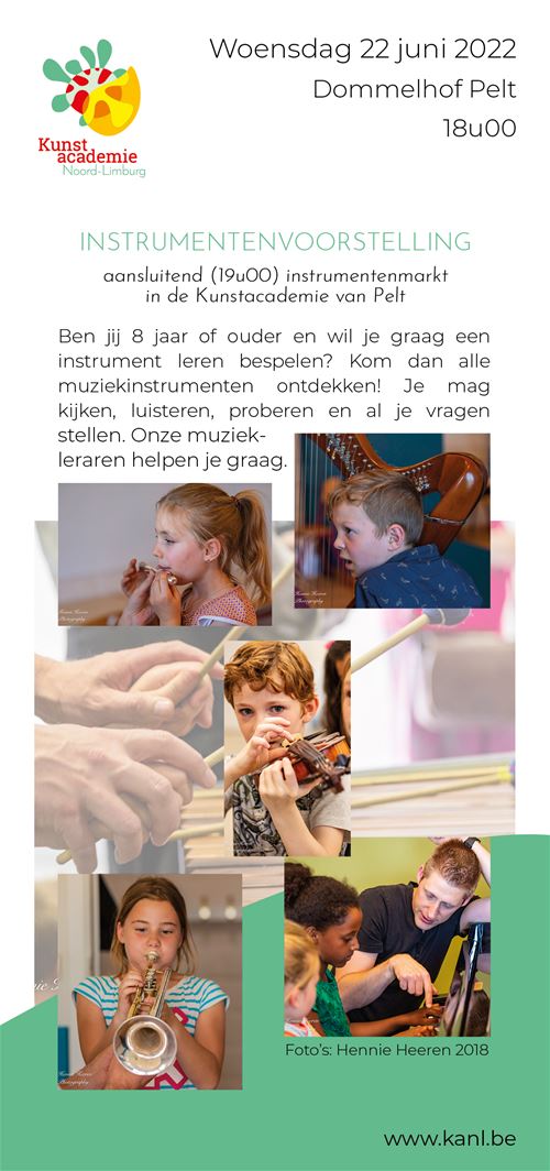 Instrumentenvoorstelling en -markt