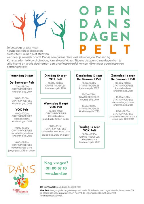 Open Dans Dagen Pelt
