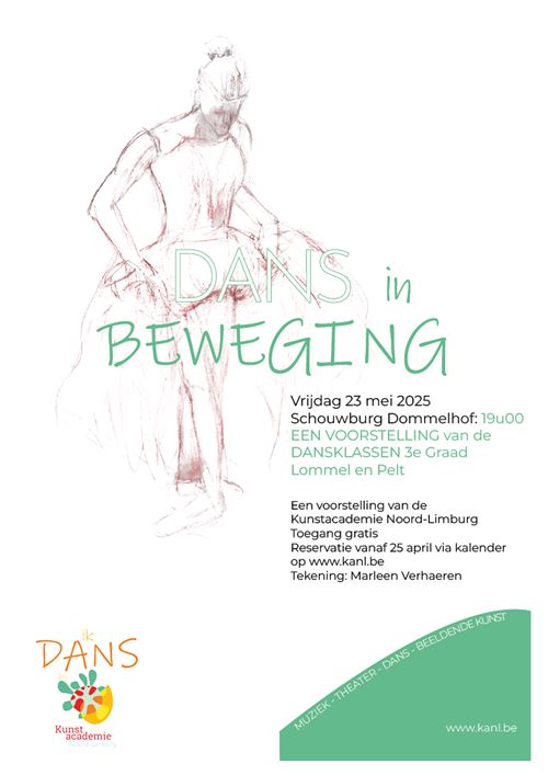 Dans in Beweging 3e graad