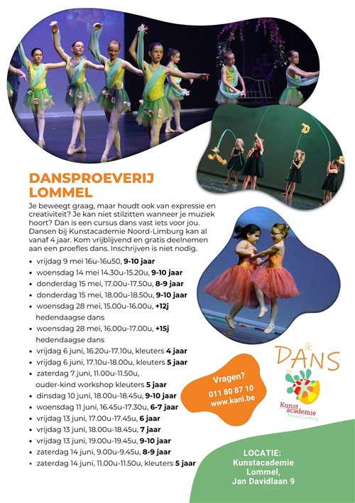 Dansproeverij Lommel