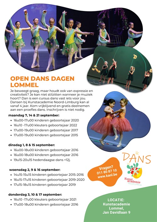 Open Dans Dagen Lommel