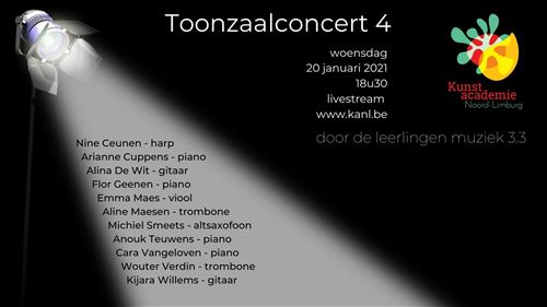 Toonzaalconcert 4 - Livestream