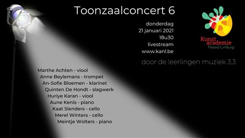 Toonzaalconcert 6 - Livestream