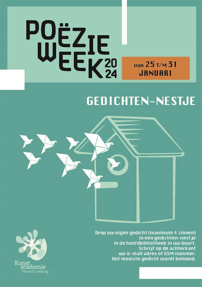 Poëzieweek met Kunstacademie Noord-Limburg!