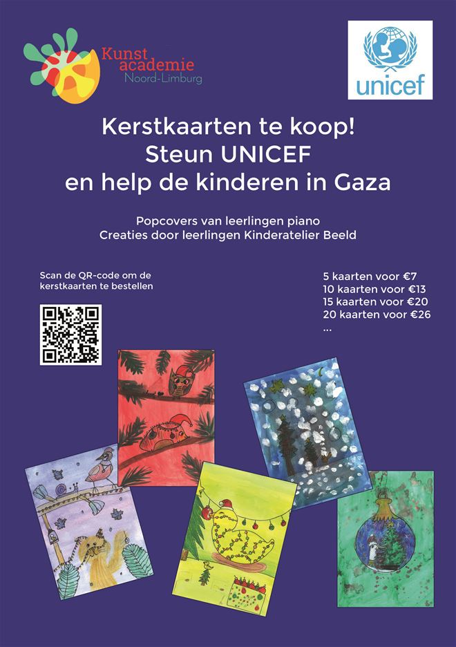 Muzikale kerstkaarten voor UNICEF!