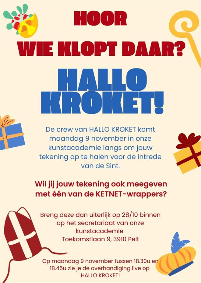 Hallo Kroket! KETNET komt naar KANL!